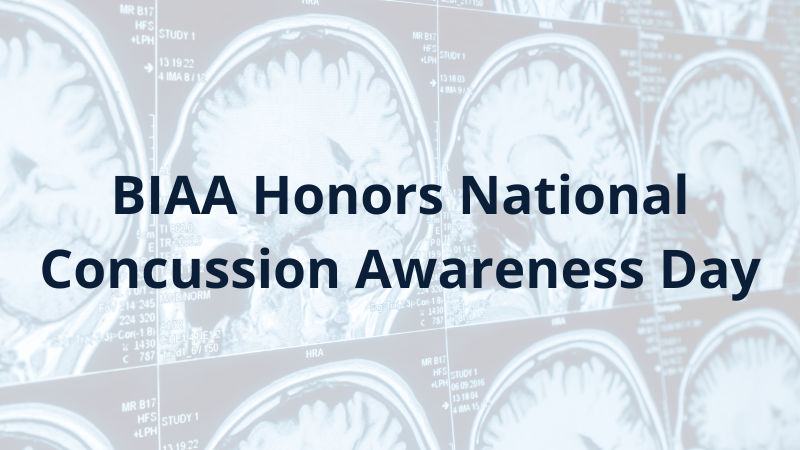 BIAA Honors National Concussion Awareness Day